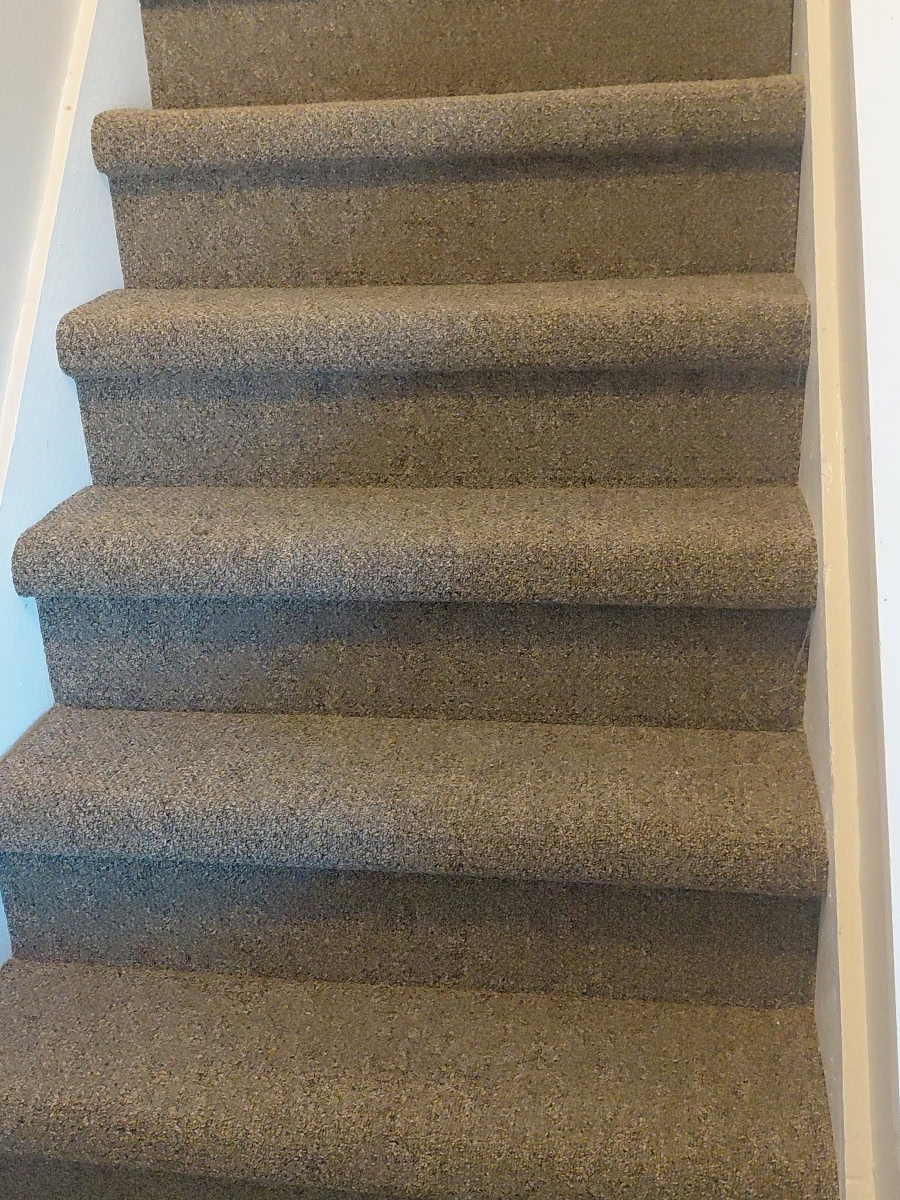 Carpet on stairs