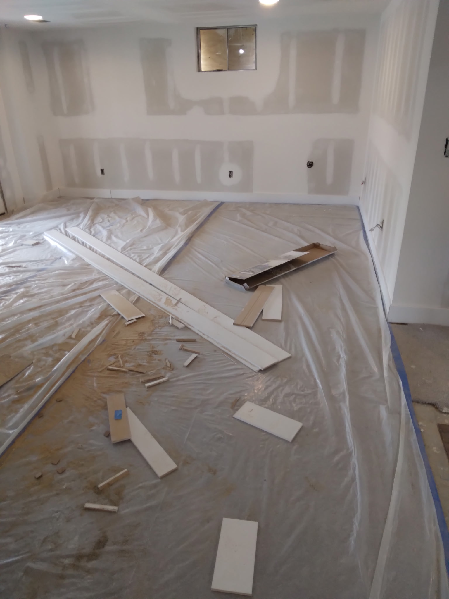 Room renovation — drywall & trim